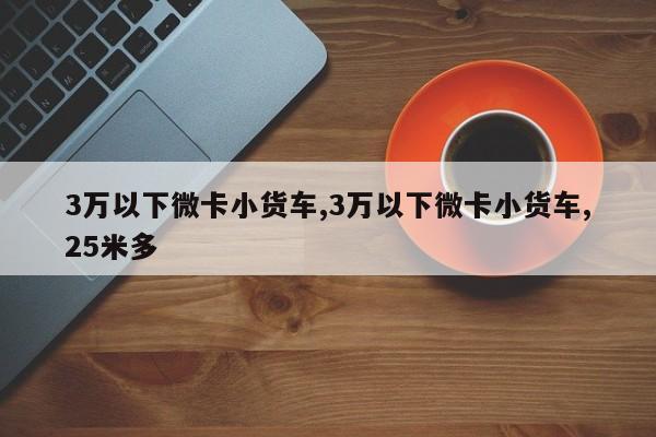 3万以下微卡小货车,3万以下微卡小货车,25米多