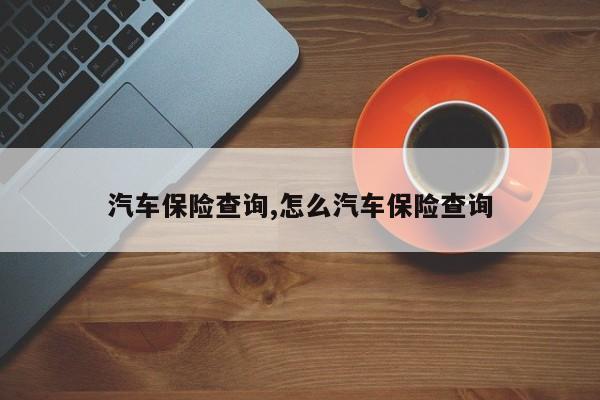 汽车保险查询,怎么汽车保险查询